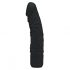 Classic Get Real - levensechte siliconen vibrator (zwart)