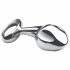 Njoy Pure Plug 2.0 - metalen anale dildo (zilver)