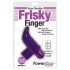 Frisky Finger - waterdichte vinger vibrator (paars)