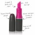 Schreeuwende Lipstick - vibrator lipstick (zwart-roze)