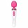 Bodywand Aqua Mini - oplaadbare, waterdichte massager vibrator (wit-roze)