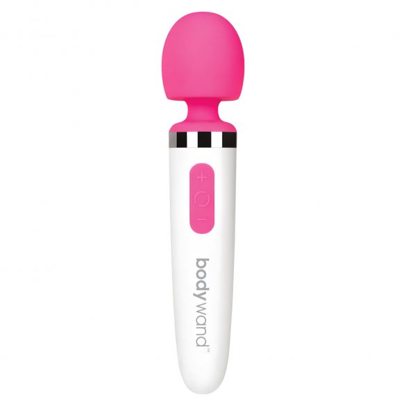 Bodywand Aqua Mini - oplaadbare, waterdichte massager vibrator (wit-roze)