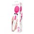 Bodywand Aqua Mini - oplaadbare, waterdichte massager vibrator (wit-roze)