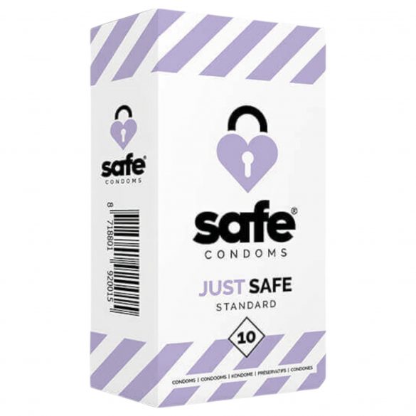 SAFE Just Safe - standaard vanille condooms (10 stuks)