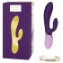 Rianne Essential Xena - oplaadbare vibrator met clitorisstimulator (donkerpaars)