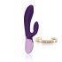 Rianne Essential Xena - oplaadbare vibrator met clitorisstimulator (donkerpaars)