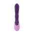 Rianne Essential Xena - oplaadbare vibrator met clitorisstimulator (donkerpaars)