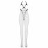 Obsessive N106 - open net catsuit - zwart (S-L)