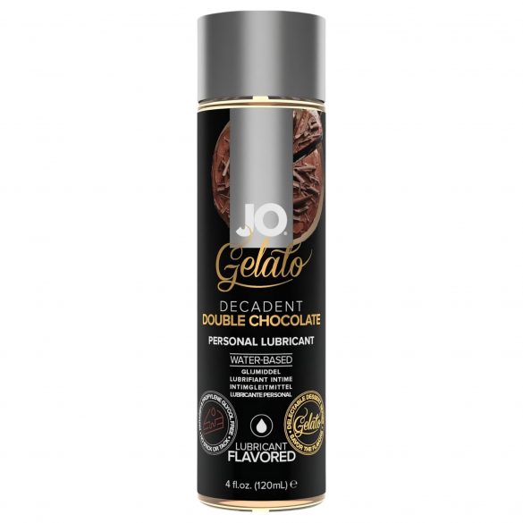 Jo Gelato dubbele chocolade - eetbare, waterbasis glijmiddel (120ml)