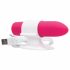 Screaming O Positive - oplaadbare krachtige staafvibrator (roze)