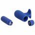 B SWISH Basics - siliconen vingervibrator (blauw)