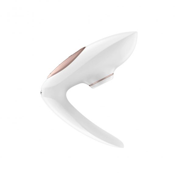 Satisfyer Pro 4 Couples - Oplaadbare luchtdruk vibrator voor koppels (wit)