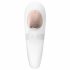 Satisfyer Pro 4 Couples - Oplaadbare luchtdruk vibrator voor koppels (wit)