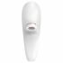 Satisfyer Pro 4 Couples - Oplaadbare luchtdruk vibrator voor koppels (wit)