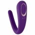 Satisfyer Double Classic - waterdichte, oplaadbare paar vibrator (paars)