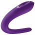 Satisfyer Double Classic - waterdichte, oplaadbare paar vibrator (paars)