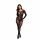 Baci - lange mouw, patroon, catsuit - zwart (S-L)