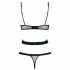 Obsessive Bondy - ketting-body (zwart) (S-M)