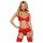 Obsessive Heartina - lingerie set (rood) - L/XL