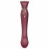 ZALO Queen - pulserende G-punt en clitoris vibrator (rood)