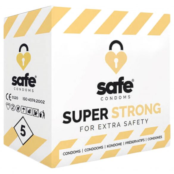 SAFE Super Sterk - extra sterke condooms (5 stuks)