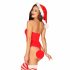 Obsessive Kissmas - halter body set (rood)