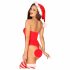 Obsessive Kissmas - halter body set (rood)