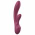 Aixiasia Merry - oplaadbare vibrator met clitorisstimulator (bordeaux)