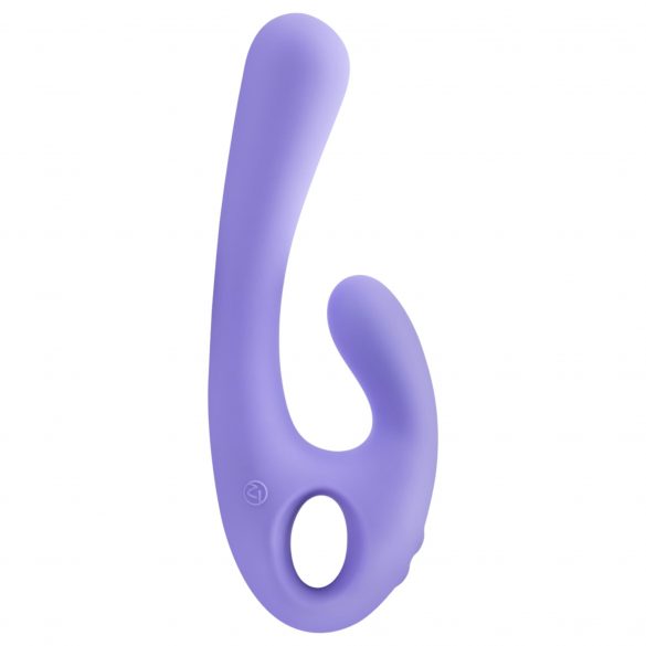 Nomi Tang Flex Bi - oplaadbare vibrator met clitorisklem (paars)