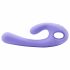 Nomi Tang Flex Bi - oplaadbare vibrator met clitorisklem (paars)