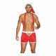 Obsessive Mr Claus - Kerstman kostuum set (2-delig) - rood - L/XL