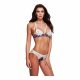 Baci - bloemen kanten BH set met open achterkant slip