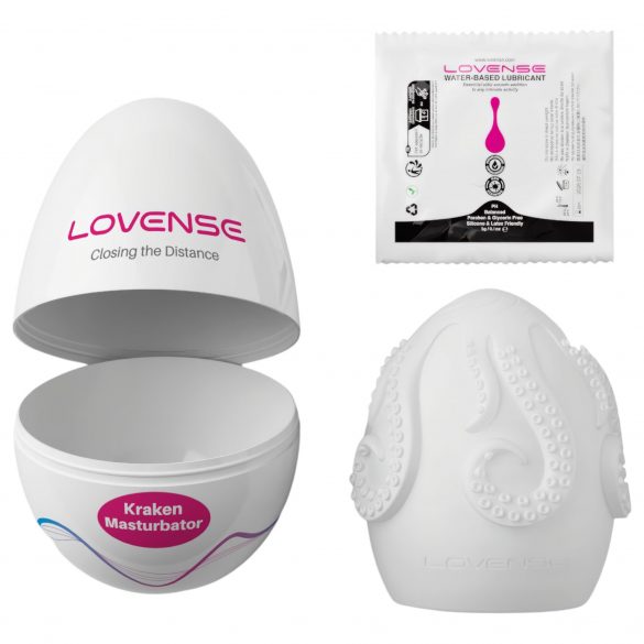 LOVENSE Kraken - masturbatie-ei - 1 stuk (wit)