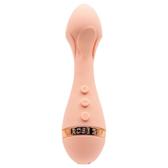 Vush De Roos 2 - oplaadbare, waterdichte vibrator (roze)